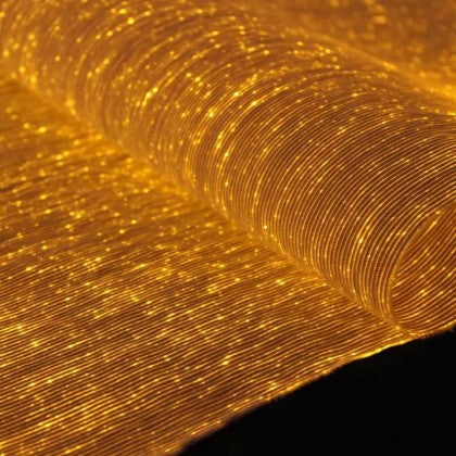 PAOLA IVORY FABRIC (LUMINOUS FIBER OPTIC FABRIC)
